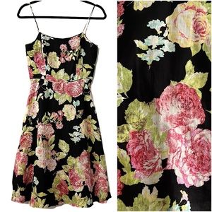 Mica Linen Floral Summer Dress